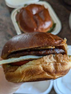 Egg Tomato and Avocado add Sausage