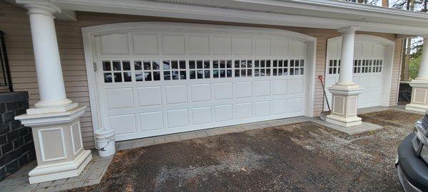 Garage door install