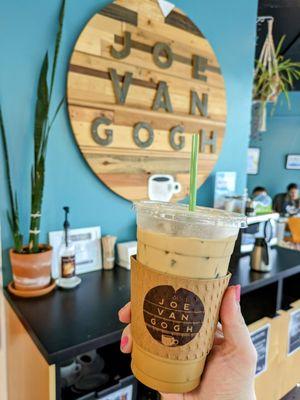 Iced vanilla oat latte - lifewithhanny