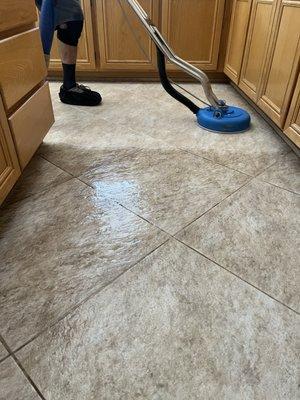 Tile & Grout Cleaning... before and after results!