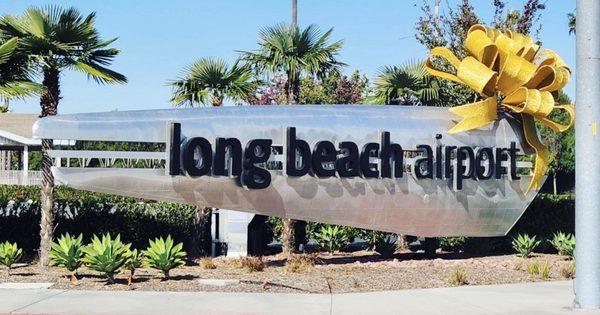 Long Beach Airport, it's small, peaceful, and easy to get around.