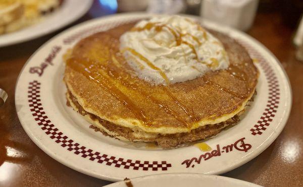 Cinnamon swirl pancakes