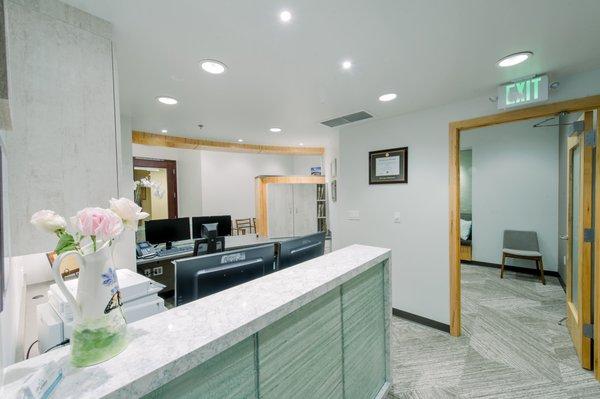 Custom design, quartz and glass, All Smiles Family Dentistry MC