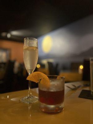 French 75 & Old Fashioned