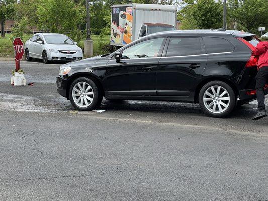 My Volvo coming out of the wash...