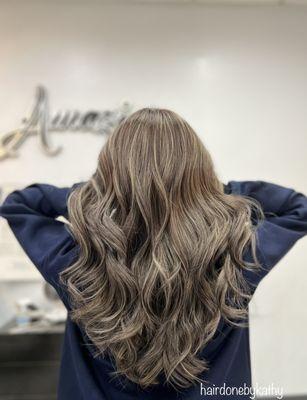 blonde balayage by Kathy