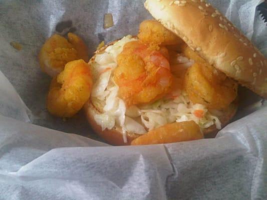 shrimp burger