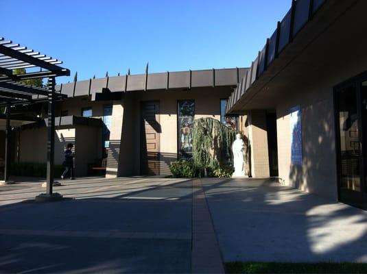 Entrance to St Joseph's Church, Modesto