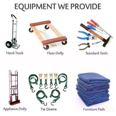 All equipment provided with no additional cost