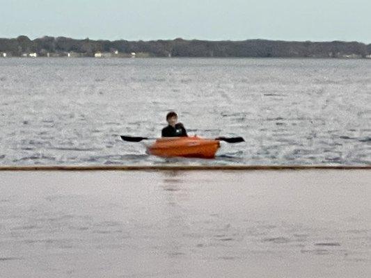 Kayak time.