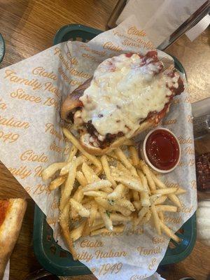 Chicken Parmesan sub :)