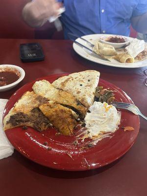 Chorizo quesadilla