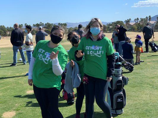 Volunteering at SNJGA Get out and Golf Clinic