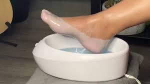 Paraffin wax for your feet, relax and soften up you hard working feet.