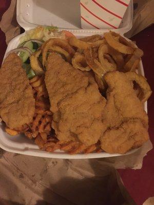 Chicken finger plate