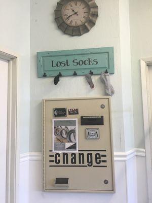 Change machine and more lost socks