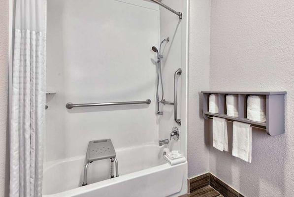 Guest room bath (accessible)