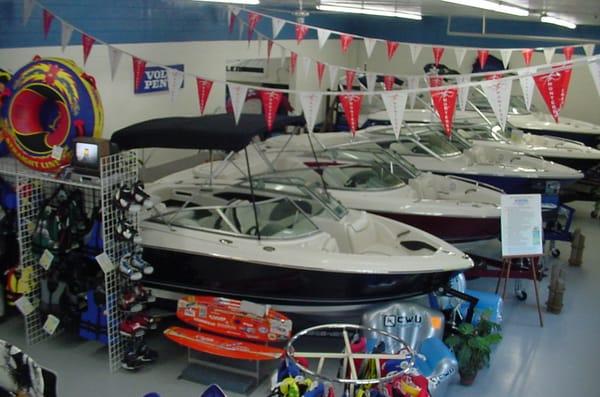 Indoor Boat Showroom