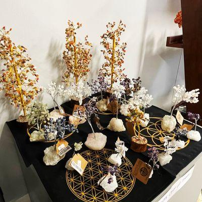 Our crystal trees of life with over 15 varieties of trees available in different high quality gemstone options.