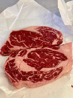 Two gorgeous Ribeyes!