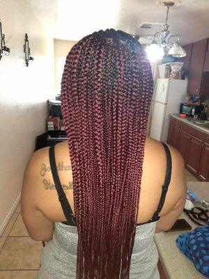 5 layer Feed in braids