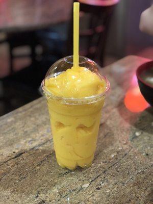 Fresh mango smoothie