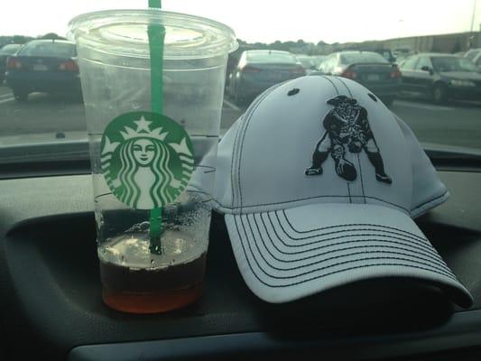 Starbucks & Patriots = fabulous  great combo