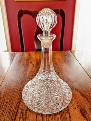 Crystal Decanter I purchased here