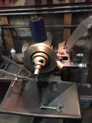 Turning new rotors for perfection