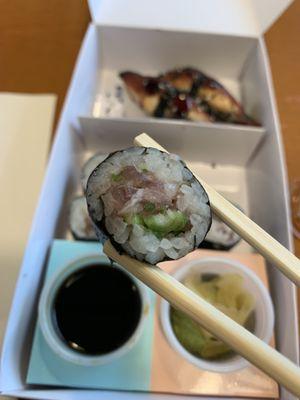 Toro scallion roll