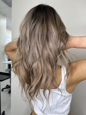 Light Ash brown Balayage