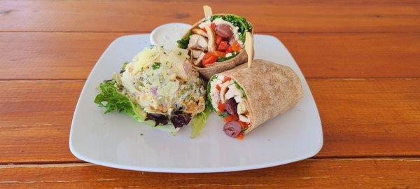 Greek Chicken Wrap Lunch Special 4-11-22 through 4-15-22