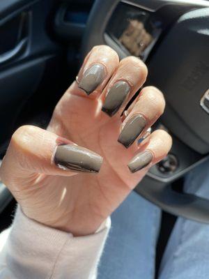 Full set with coffin and no gel - $35