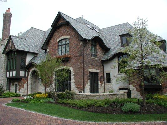 Slate Tile Roof Installed