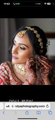 Bridal makeup