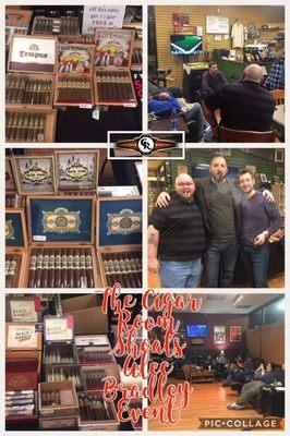 Great event tonight at The Cigar Room Shoals with Chris Carey from Alec Bradley.