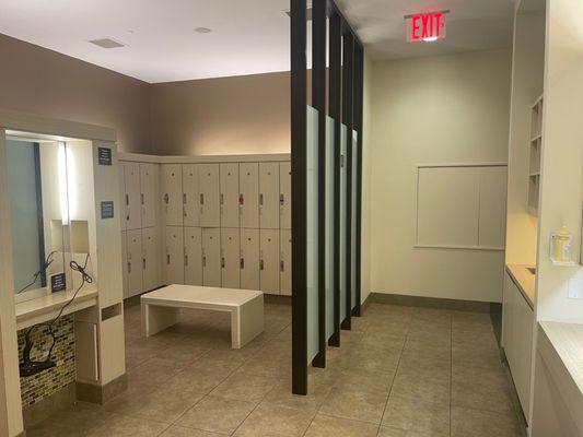 Men's locker room