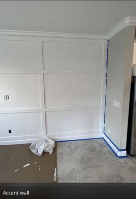 Accent wall painting