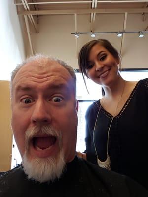 Time to get the ears lowered once again by my favorite stylist, Stephanie!