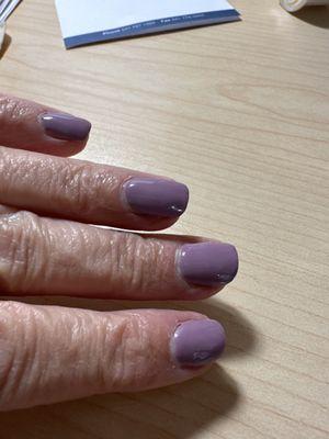 Gel mani. Antique Purple