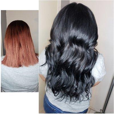 Before and after by Ericka