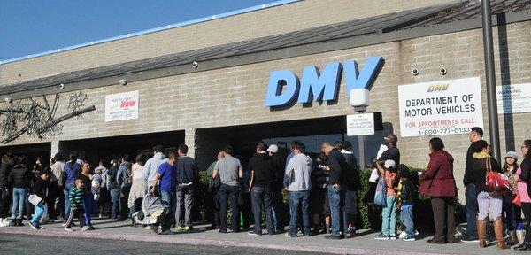 DMV lines