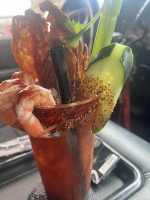 michelada camaron y carne seca