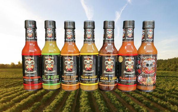 Small batch gourmet hot sauces