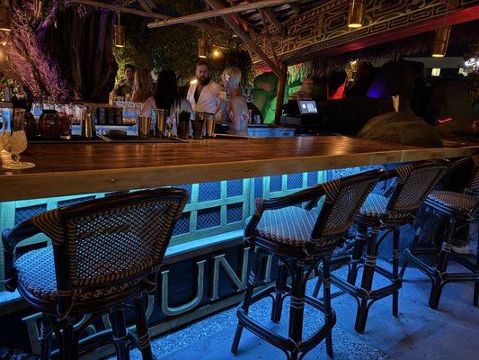 Outdoor bar