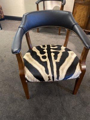 Zebra chair