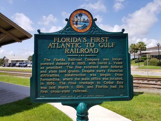 Brief history on the Florida railroad