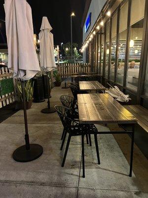 Outdoor Seating Available