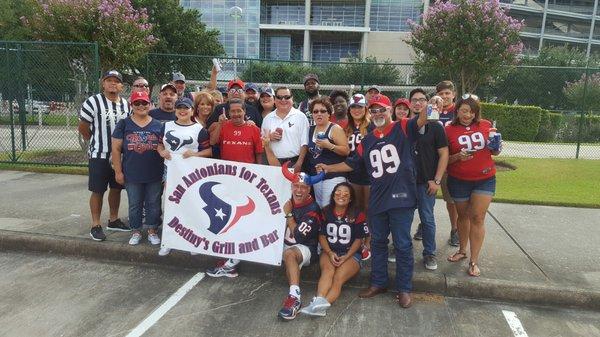 Texans bus trip