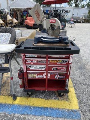 Vintage tool box